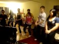 Bailando en el cumpleaños de Katia