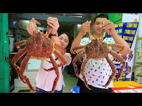 Xuất hiện vựa bán Cua hoàng đế và Tôm hùm canada Ngộp siêu rẻ đầu tiên ở đường phố Sài Gòn