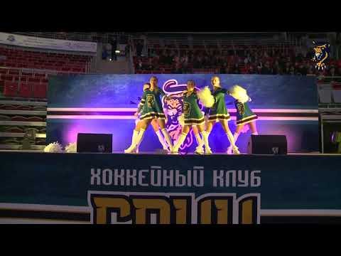 Танец "Sochi Queens" на матче ХК Сочи - Локомотив