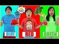 Eating only ONE color food for 24 Hours!!!