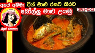 Tasty fish curry (Tin fish style) by Apé Amma