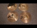 5 Pairs of Zildjian Hi-Hats (Cymbal Test)