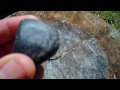 Ancient hand protector for fire starting.AVI