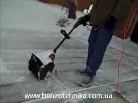 Как сделать снегоуборщик из электро