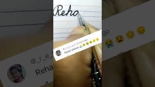 Rehan In Cursive