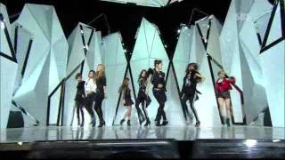 인기가요 SBS Inkigayo SNSD - Mr.taxi + The boys 111023