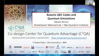 Steven Girvin - Bosonic Quantum Error Correction And Quantum Simulation