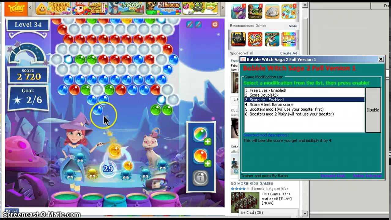 Image currently unavailable. Go to www.generator.bulkhack.com and choose Bubble Witch 2 Saga image, you will be redirect to Bubble Witch 2 Saga Generator site.
