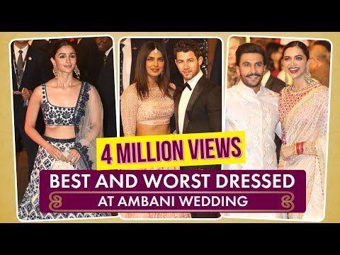 Priyanka Chopra, Deepika Padukone: Best and Worst Dressed at Ambani Wedding| Pinkvilla