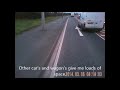 Very dangerous close  pass on purpose. 05 march 2014