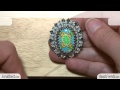 Beaded bezel tutorial: how to bezel an oval cabochon with Peyote Stitch | Beading tutorial