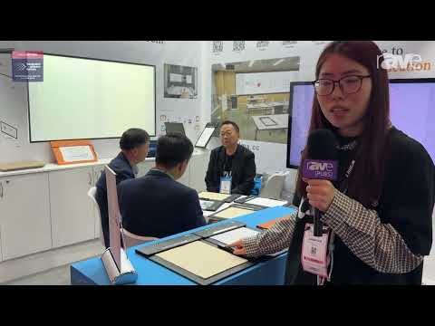 ISE 2025: iDma Demos Intelligent Digital Meeting Assistant PP-100 Bluetooth Notebook for Meetings