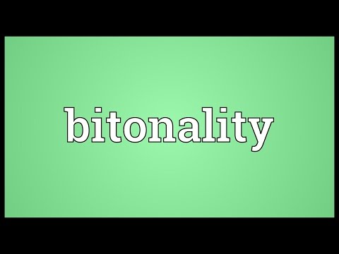 Header of bitonality