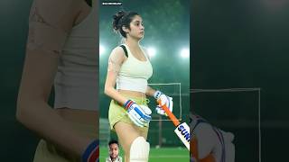 Mr. & Mrs. Mahi Movie Janhvi Kapoor Batting Practice High Level