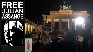 Candles4Assange "Assange muss frei" 11.12. 2019 Berlin #FreeAssange