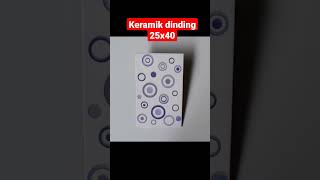 Keramik Dinding Uno Oscar Blue & Beige 25X40