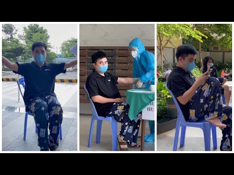 Bông Tím Review Đi Tiêm Vắc Xin Chấn Động Chung Cư.