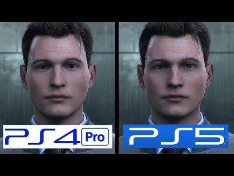 Detroit Become Human PC - Native Rendering vs PS4 Pro