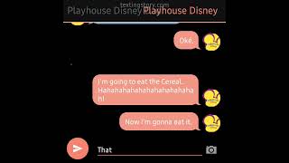 Playhouse Disney Eat The Cereal And Gets Grounded (Textingstory Version)