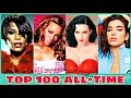 Billboards Top 100 Female Songs of All-Time