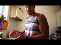 #KillerCarterCooking - Salmon and Sauteed Spinach - Low Carb Meal (Big Brandon Carter)