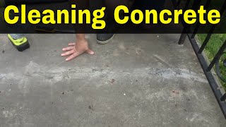 Cleaning Concrete Before Repairing A Concrete Crack-Easy Tutorial