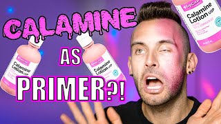 Trying CALAMINE LOTION as a PRIMER | Stupid TIKTOK Hack?!?!