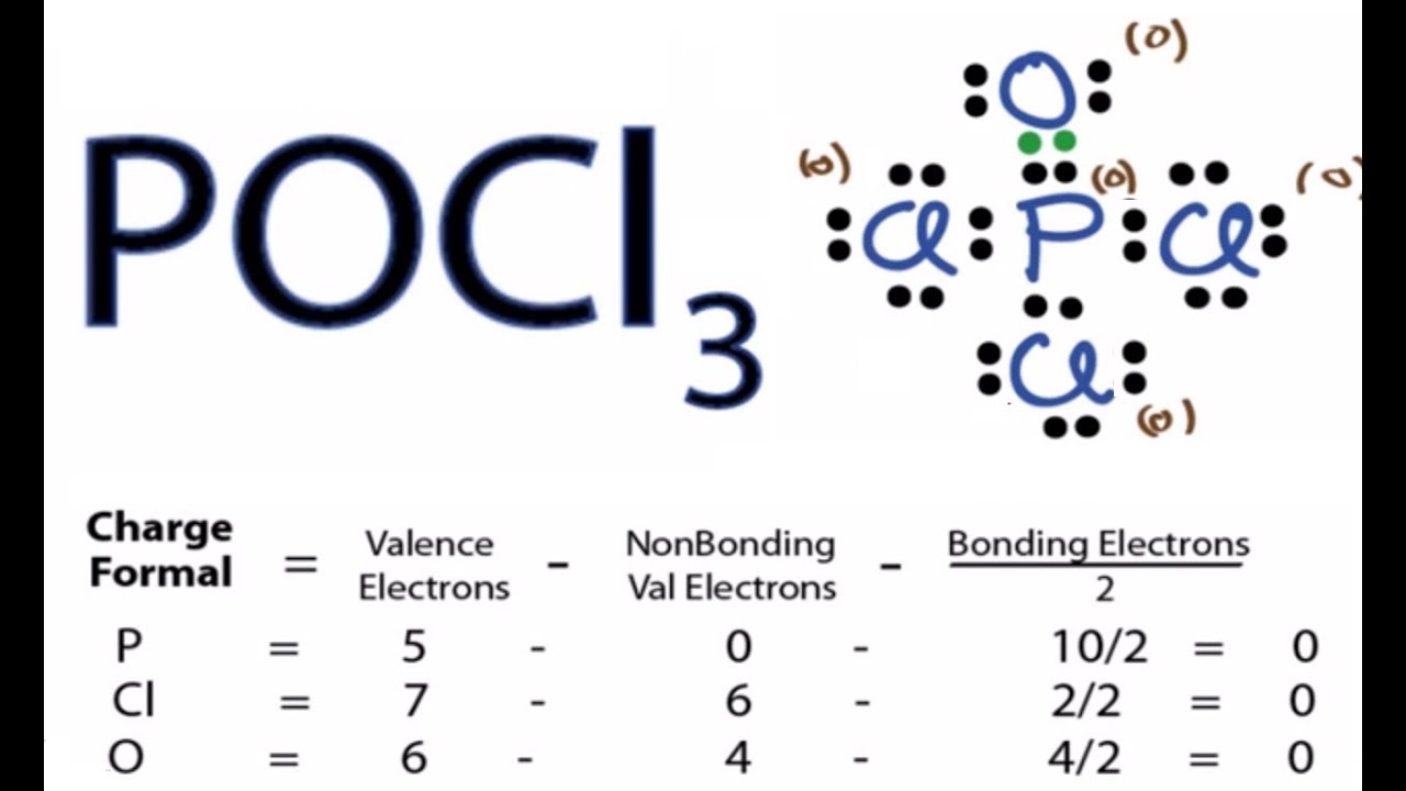 Pocl3 Lewis Structure