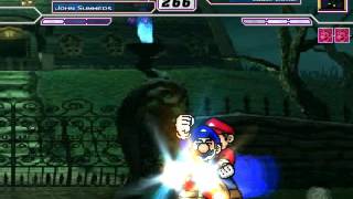 Mugen Request Super Mario, John Summers & Weberviorel Vs Super Luigi, Cosmic Luigi & Dark Luigi