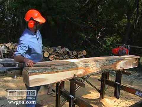 Woodworking DIY Tips - How to Plane Saw Logs into Lumber