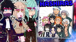 |[League of Villains reacting to HASHIRAS]| \\🇧🇷/🇺🇲// ◆Bielly - Inagaki◆