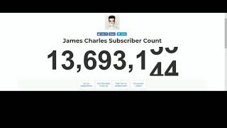James Charles Live Subscriber Count