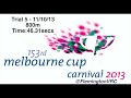 Flemington Jump Outs: October 11, Trial 5, 800m