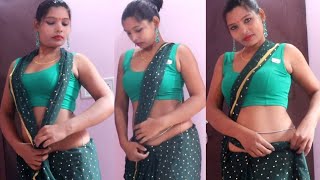Saree Fashion Video Shoot Saree Lover Pinki Tiwari Part-19