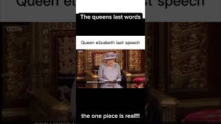 Queen Elizabeths Last Words