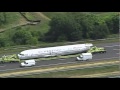 Airbus A320 Transported on Highway