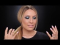 Metallic Blue Green Smokey Eye