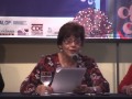 María Magdalena Valdivieso (Venezuela) en coloquio sobre mujeres y política. Uruguay, 2013