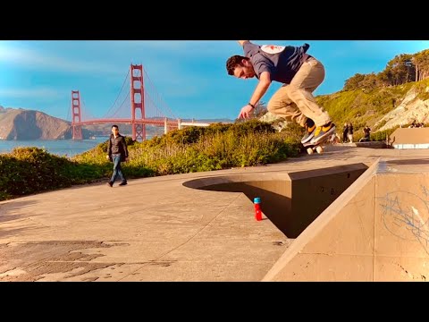 Evan is back skating!