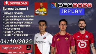 Pes 2026 Outubro Narração Peter Drury Ps2 Criado Por Jrplay