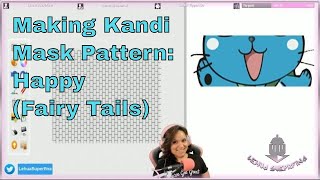 Making Pattern for Happy (fairy tail) Kandi Mask
