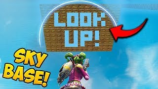 SKY BASE TROLL *GONE WRONG!* - Fortnite Funny Fails and WTF Moments! #333
