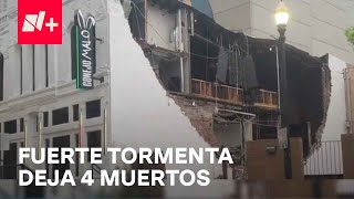 Tormenta Eléctrica Deja Al Menos 4 Muertos Y Más De Un Millón De Personas Sin Luz En Houston, Texas