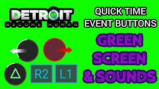 Detroit Become Human Chroma Key Qte Onscontrols - Play Station