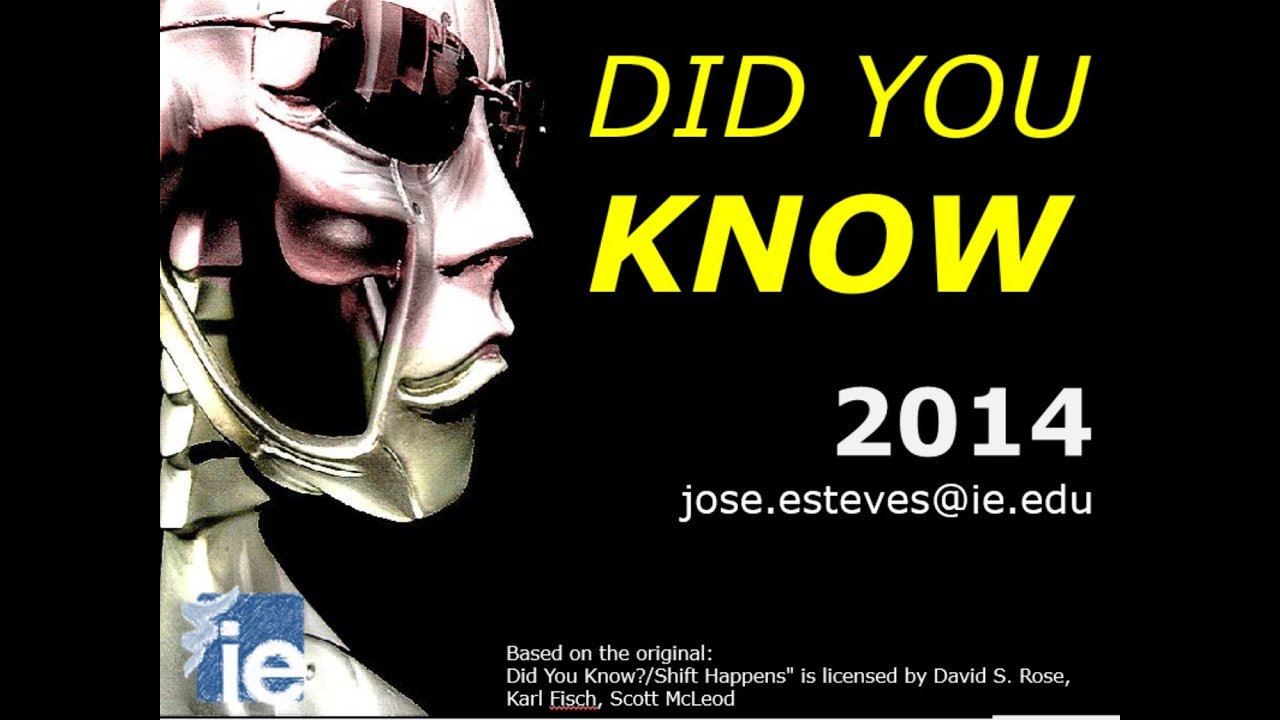 Did You Know 2014