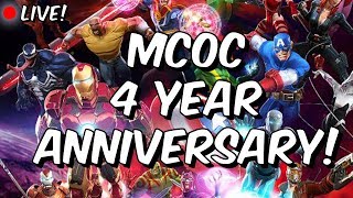 Marvel Champions 4 Year Anniversary LIVE!!! - Marvel Contest Of Champions