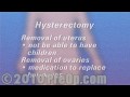 PreOp® Patient Education Hysterectomy Removal of the Uterus