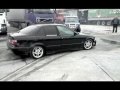 BMW E36 318i cool burnout and donuts
