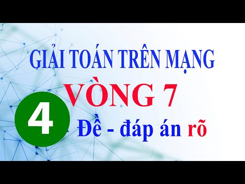 Violympic toán lớp 4 vòng 7 | Giải toán trên mạng | Đề và đáp án | Giải toán cùng anh Voi 123