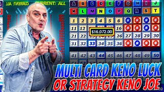 Multi Card Keno Luck or Strategy  Keno Joe